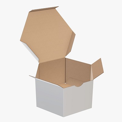 Hexagonal box open 1.2