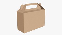 Gable box cardboard food packaging 06
