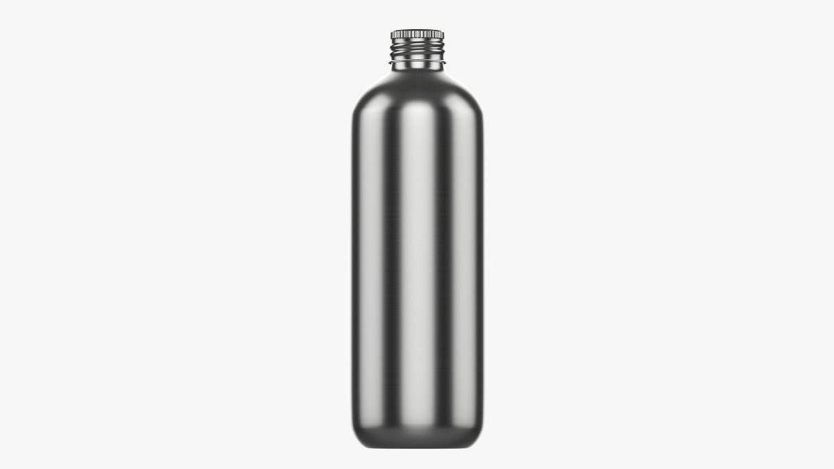 Metal bottle with cap large