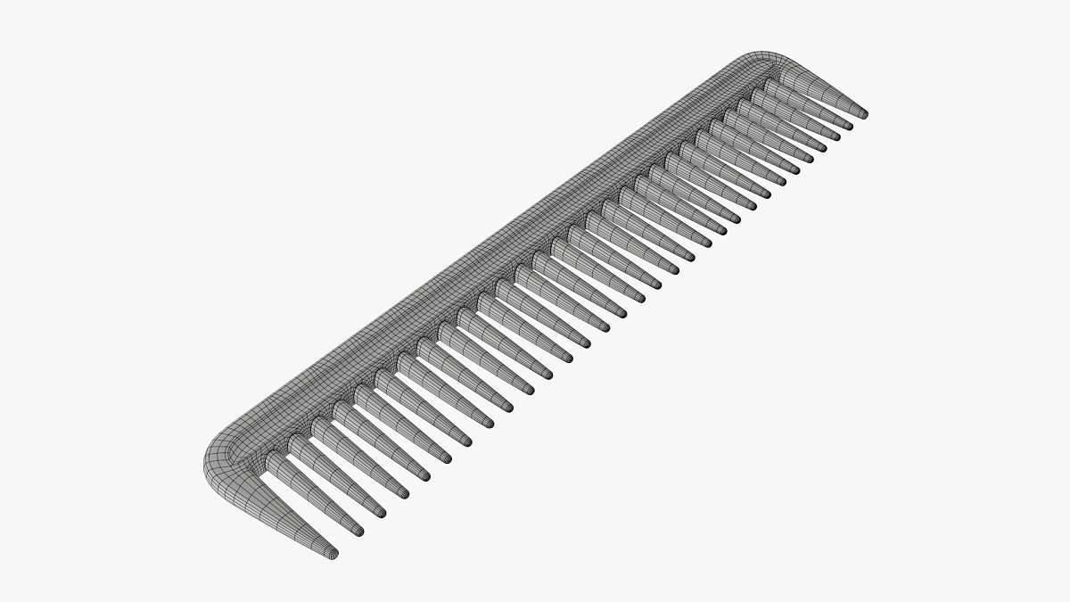 Hair comb plastic type 3