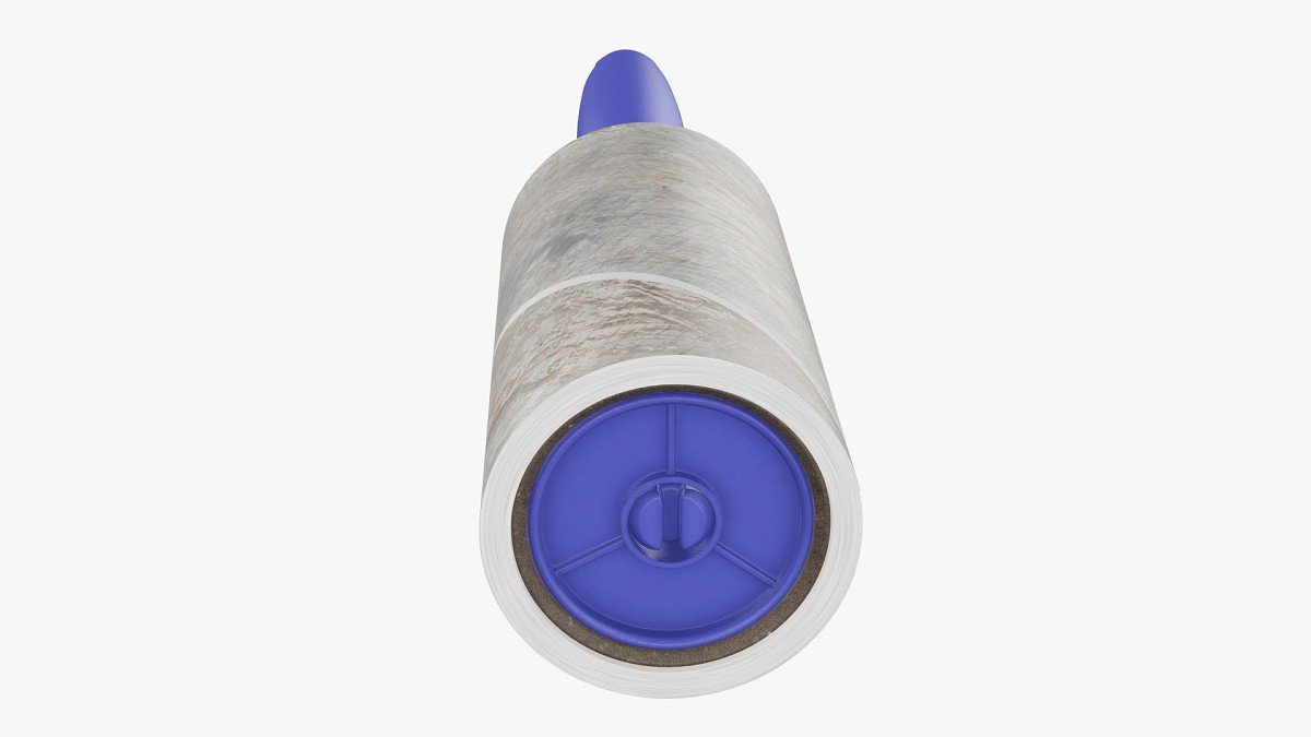 Sticky paper lint roller dirty