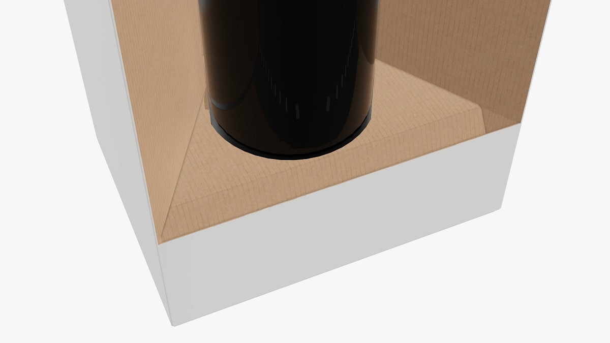 Wine box with window