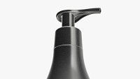 Plastic shampoo bottle with dosator
