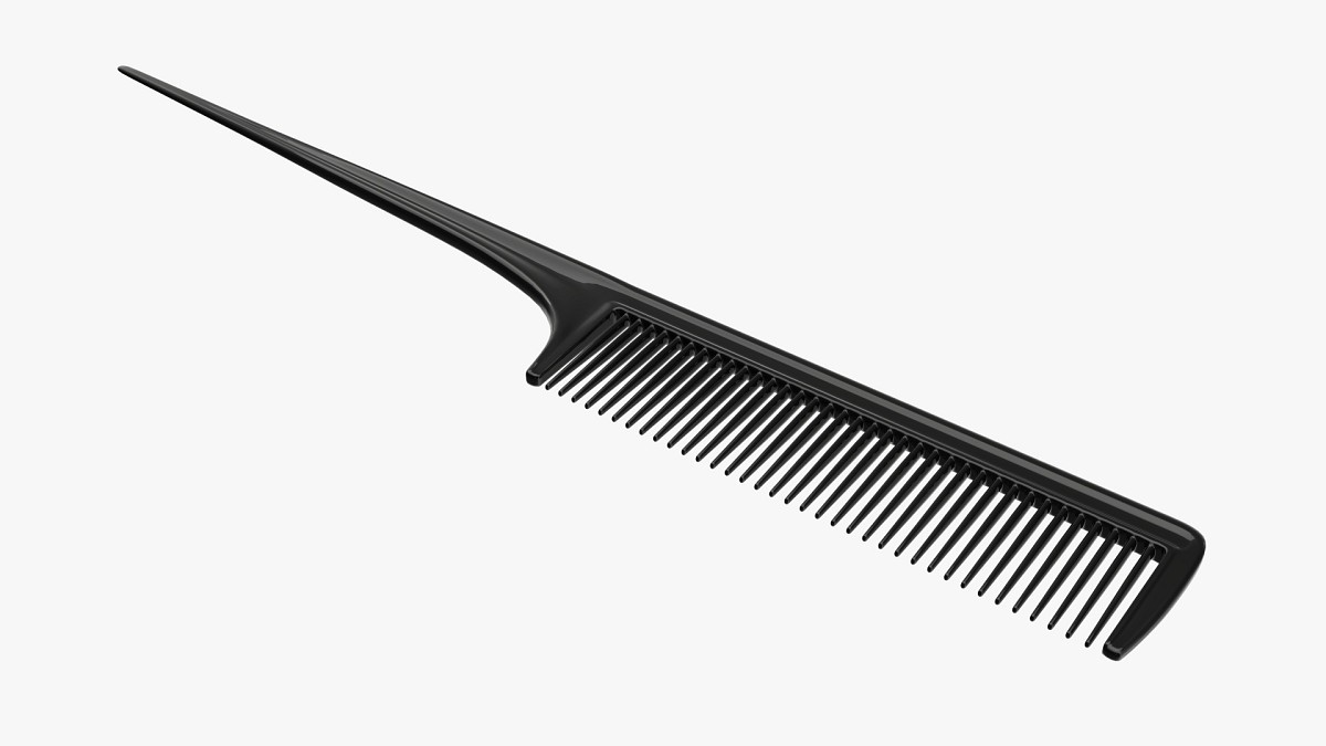 Rat tail hair comb