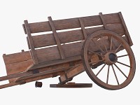 Wooden cart 3 broken