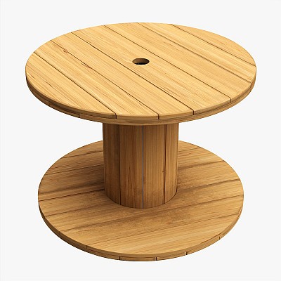 Cable reel table