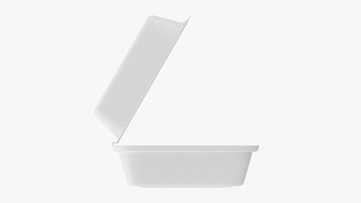 Compostable Take-Away Container Open