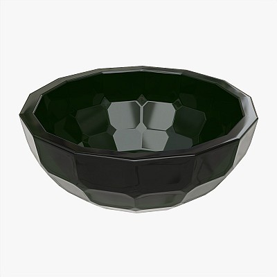 Decorative glass bowl