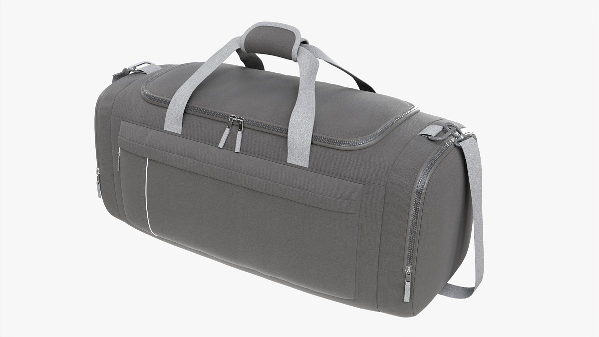Duffel Travel Sport Bag Dark Gray
