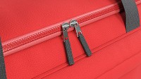 Duffel Travel Sport Bag Red Black