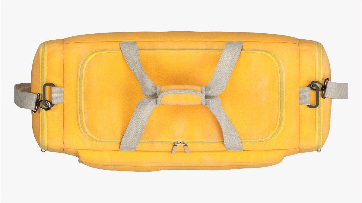 Duffel Travel Sport Bag Yellow