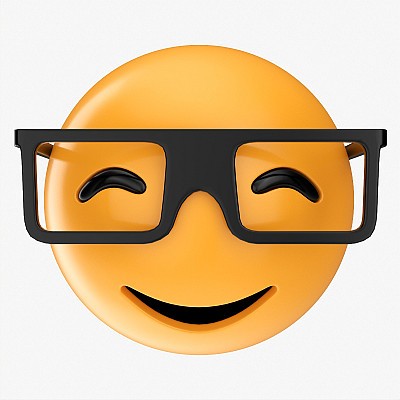 Emoji 015 Smiling Glasses