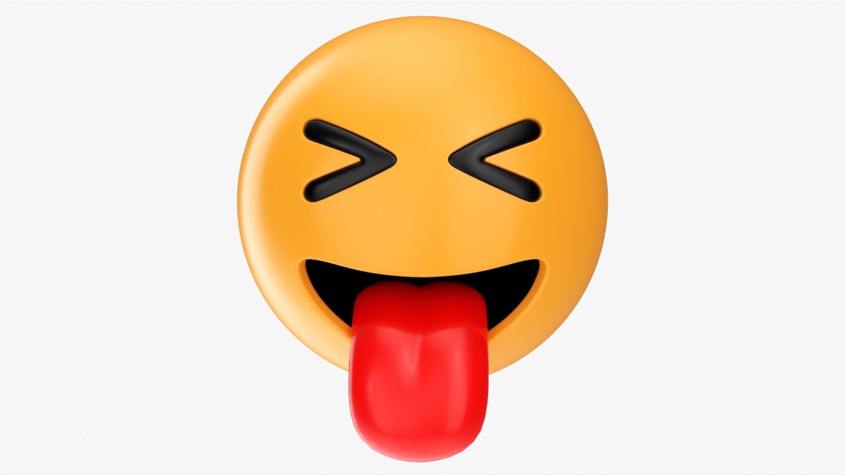 Emoji 025 Stuck-Out Tongue With Tightly Closed Eyes