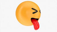 Emoji 025 Stuck-Out Tongue With Tightly Closed Eyes