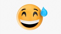 Emoji 044 Laughing With Smiling Eyes And Sweat