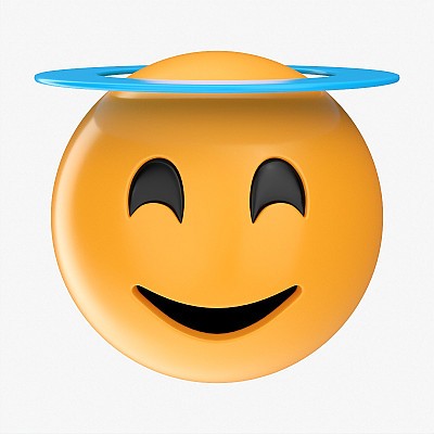 Emoji 047 Smiling Halo