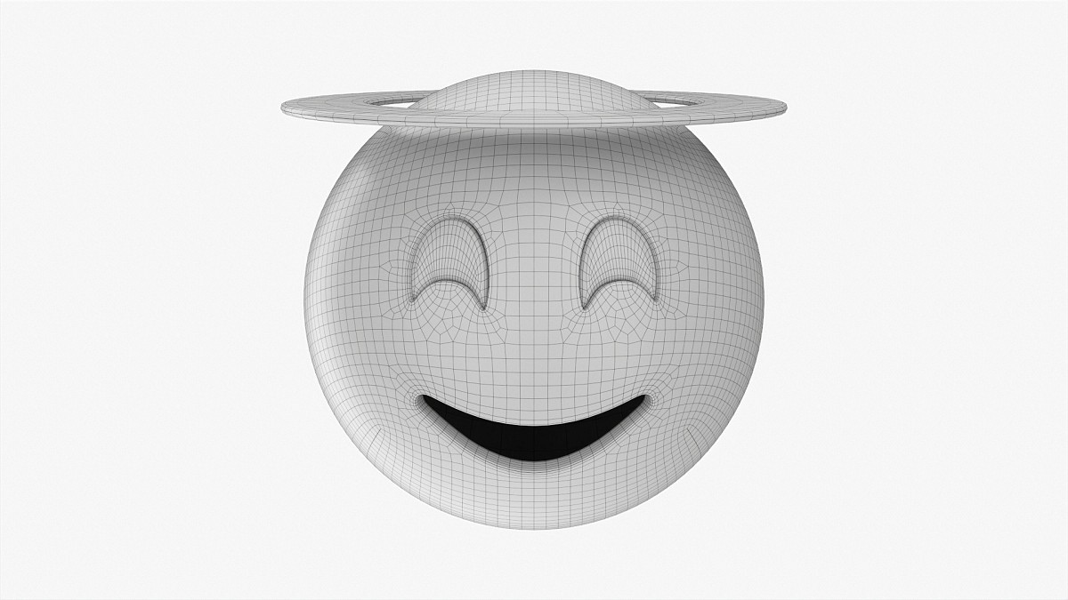 Emoji 047 Smiling With Smiling Eyes And Halo