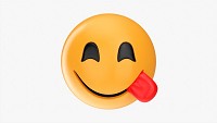 Emoji 051 Large Smiling With Smiling Eyes And Tongue