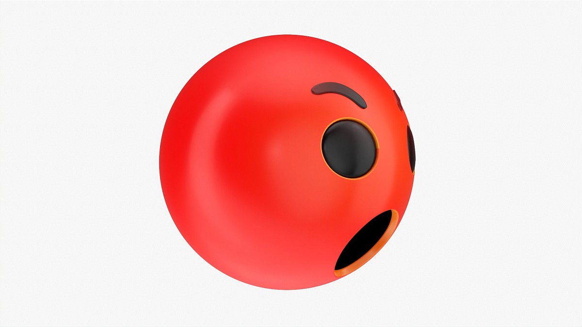 Emoji 058 Angry With Mouth Opened