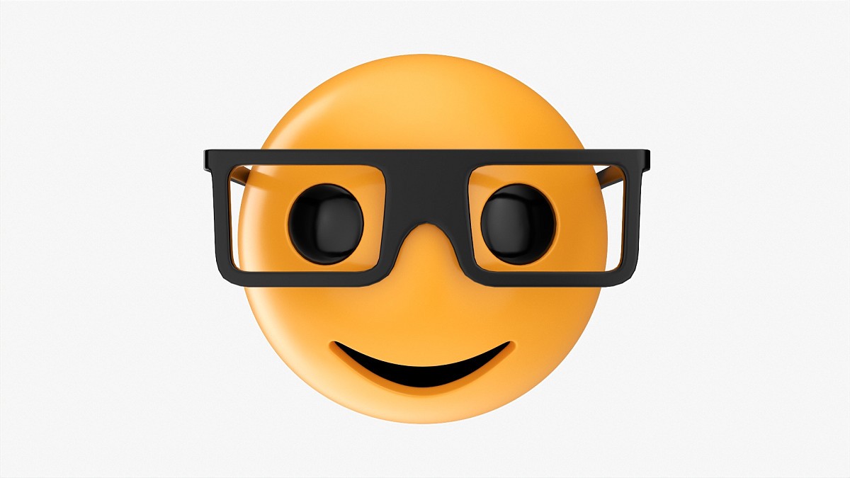 Emoji 074 Smiling With Glasses