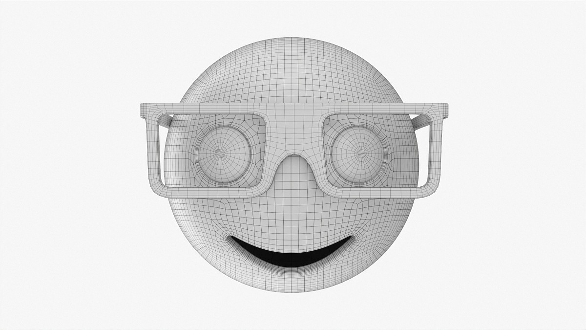 Emoji 074 Smiling With Glasses