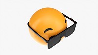 Emoji 075 Speechless With Teeth Tongue Glasses