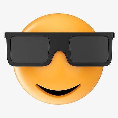 Emoji 076 Smiling Glasses