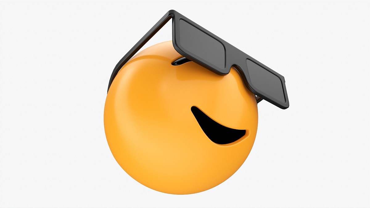 Emoji 076 Smiling With Glasses