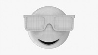Emoji 076 Smiling With Glasses
