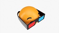 Emoji 080 Speechless With Rectangular Glasses