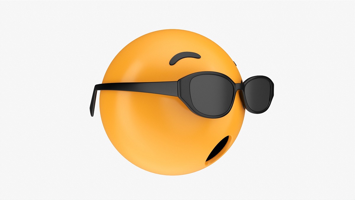 Emoji 084 Speechless With Oval Glasses