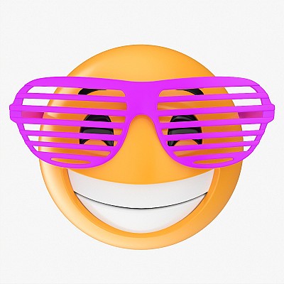 Emoji 086 Party Glasses