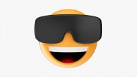 Emoji 087 Laughing With Diving Glasses