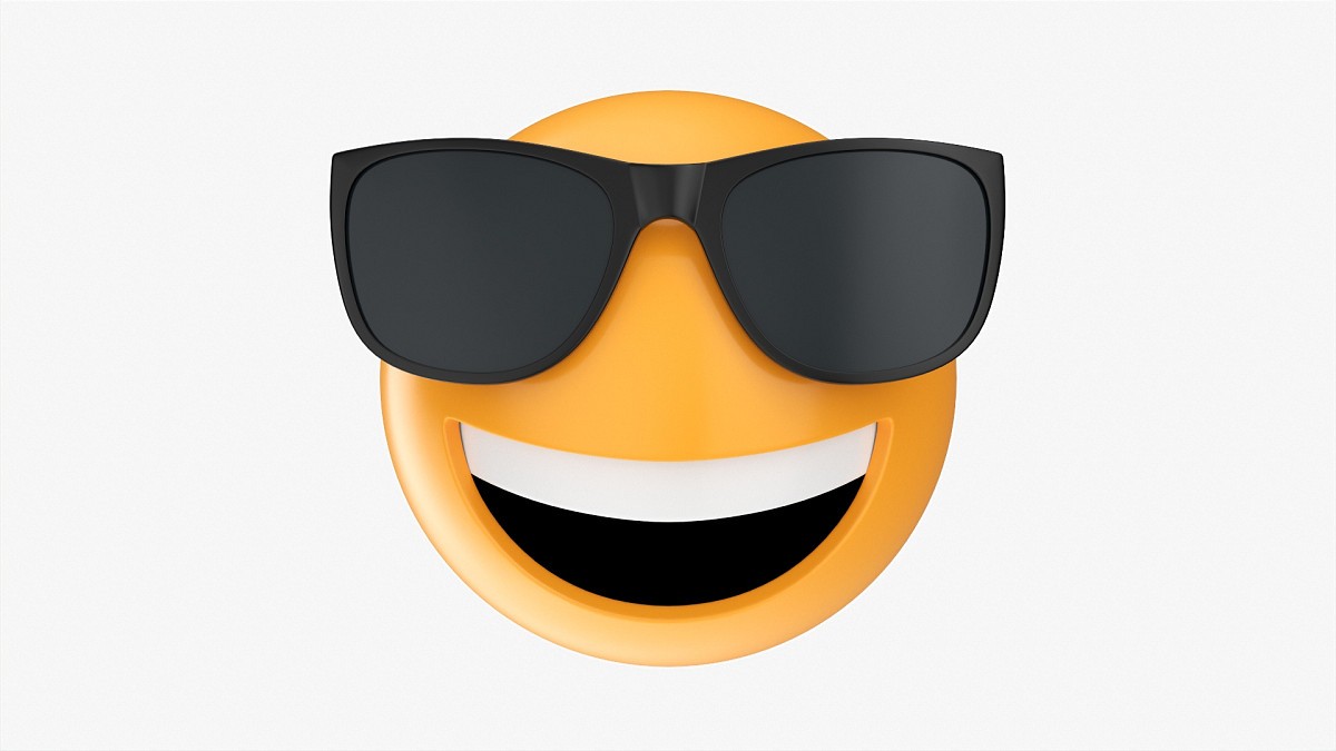 Emoji 089 Laughing With Sunglasses