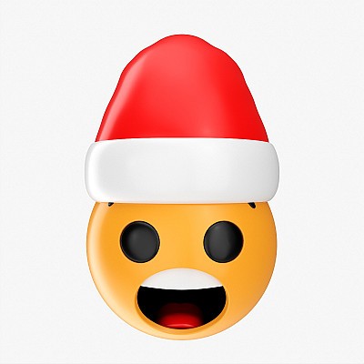 Emoji 092 Fearful Santa