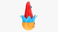 Emoji 096 Yum With Elf Hat