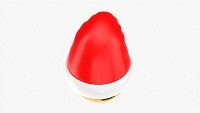 Emoji 099 Confounded With Santa Hat