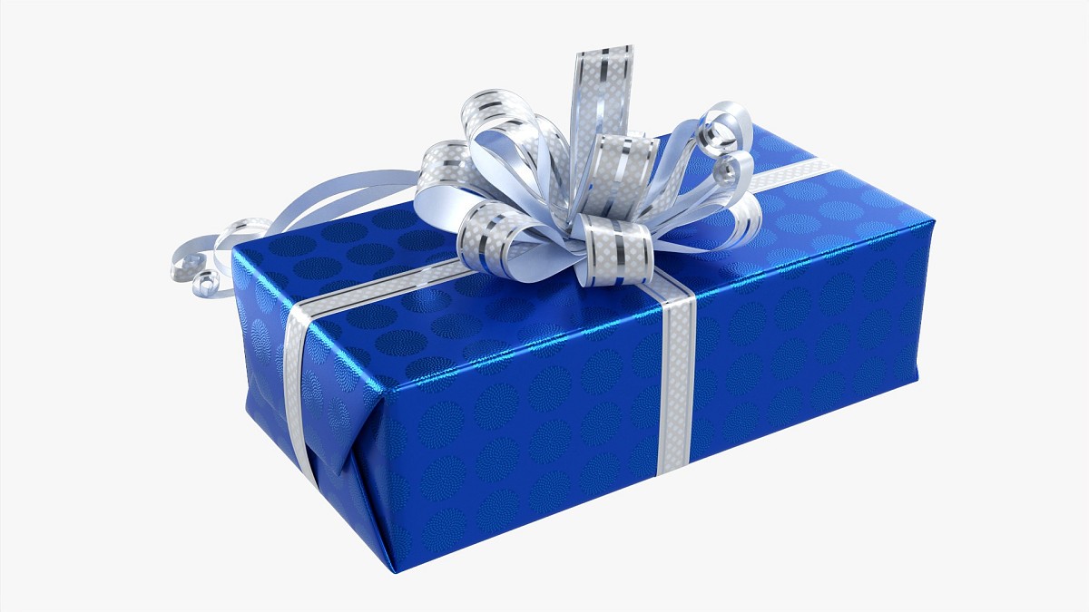 Gift Box With Ribbon 01