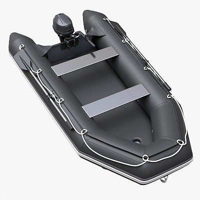 Inflatable Boat 03 Motor