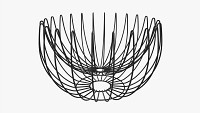 Iron Suspended Wire Basket