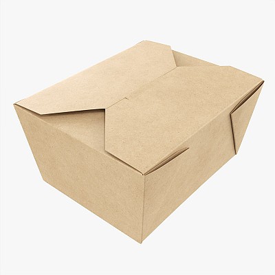 Kraft Paper Box Closed