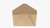 Kraft Paper Take-Away Container Open