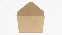 Kraft Paper Take-Away Container Open