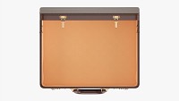 Leather Briefcase Open