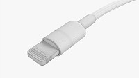 Lightning Cable Doublesided White