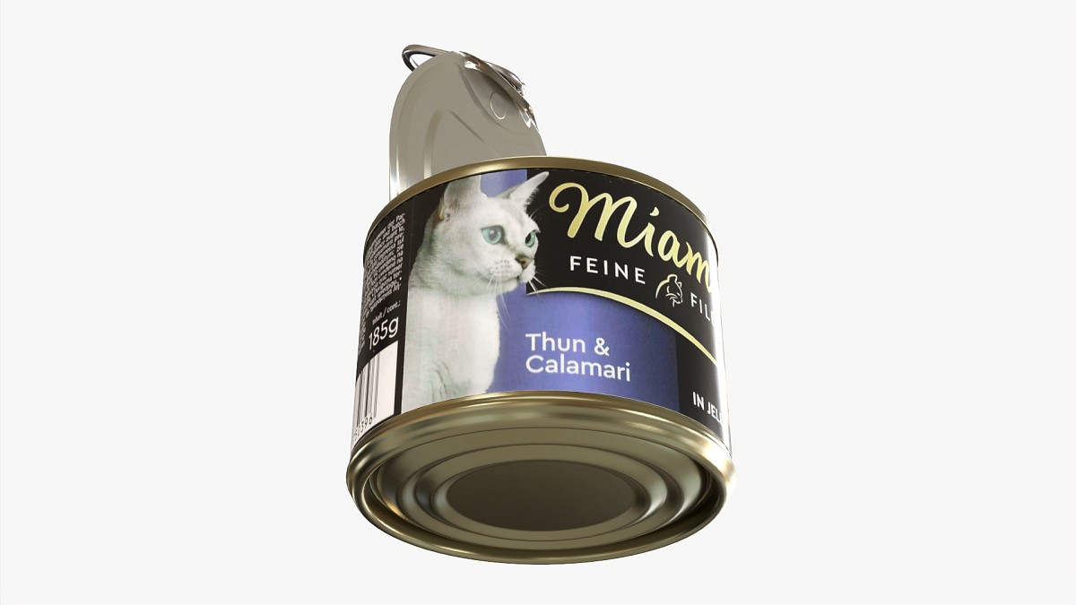Miamor Feine Filets In Jelly Thun And Calmari Cat Food Open