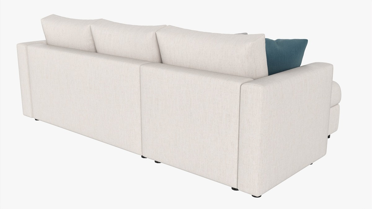 Modern Sofa With Chaise Longue