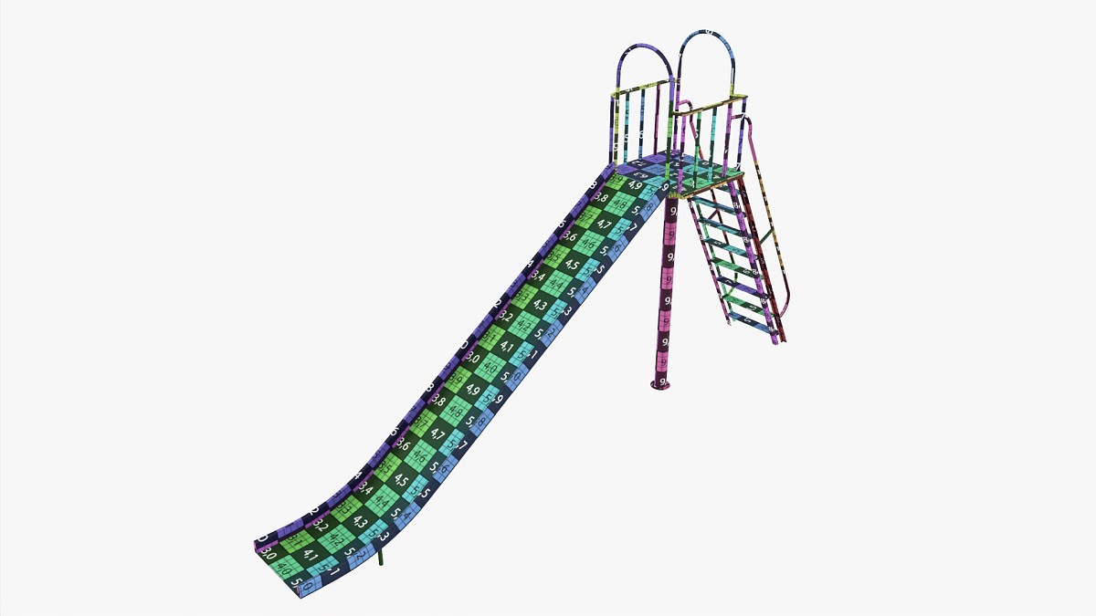 Outdoor Playground Slide 02