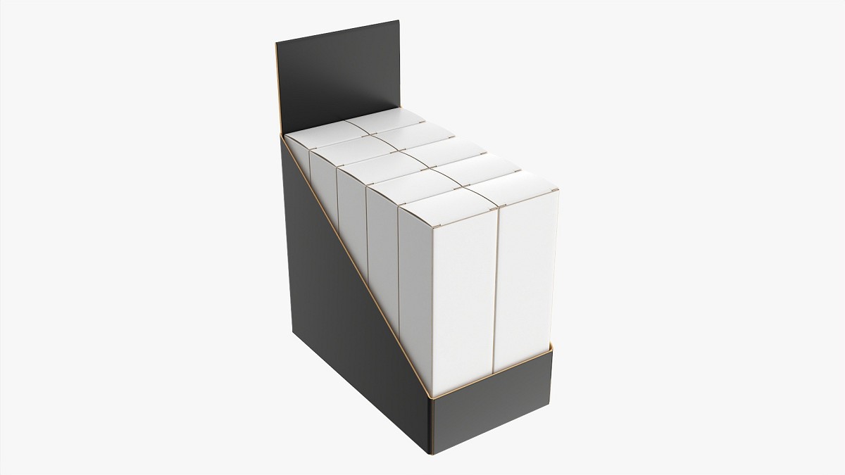 Paper Boxes With Tray Set 02