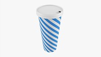 Paper Cold Cup 22 Oz With Paper Flat Lid
